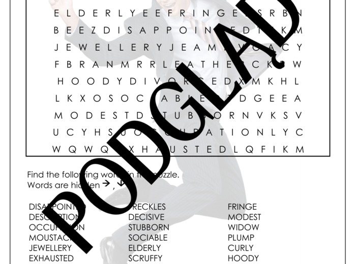 Word Search Human E8