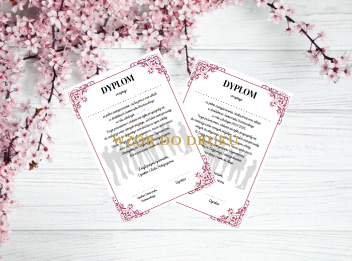 🏆 Dyplom dla Ucznia za Zaangażowanie w Samorząd Uczniowski — elegancki szablon z możliwością edycji 🎓✨