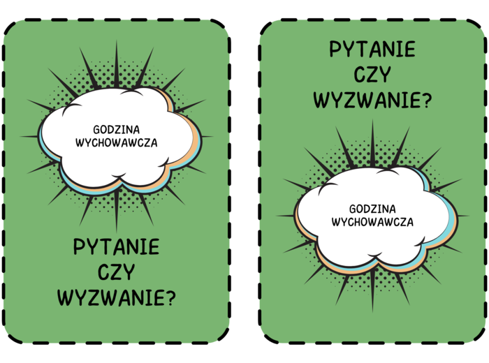 Pytanie czy wyzwanie? Kreatywna godzina wychowawcza
