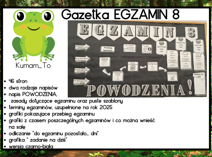 Gazetka- Egzamin ósmoklasisty