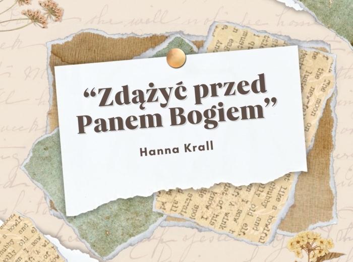 Notatka na temat książki "Zdążyć przed Panem Bogiem" autorstwa Hanny Krall