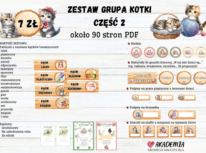 ZESTAW GRUPA KOTKI 2