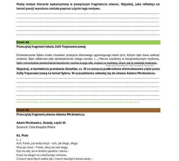 Zadania do matury pisemnej