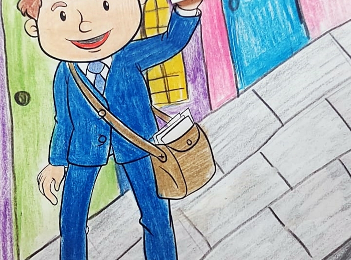 DARMOWE KOLOROWANKI - LISTONOSZ , DZIEŃ ZNACZKA, LISTONOSZA, POCZTY POLSKIEJ