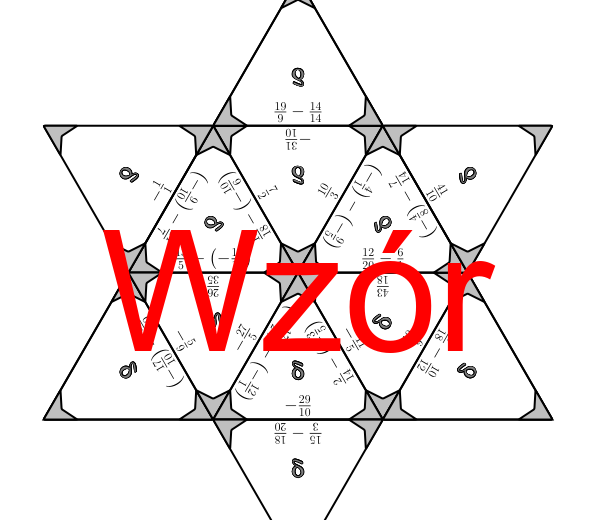 Trimino - Odejmowanie dodatnich i ujemnych ułamków | matematyka