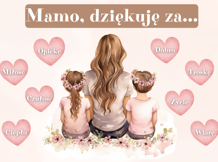 🤎 🤎DEKORACJA DZIEŃ MAMY - MAMO KOCHAM CIĘ ZA... 🤎 🤎