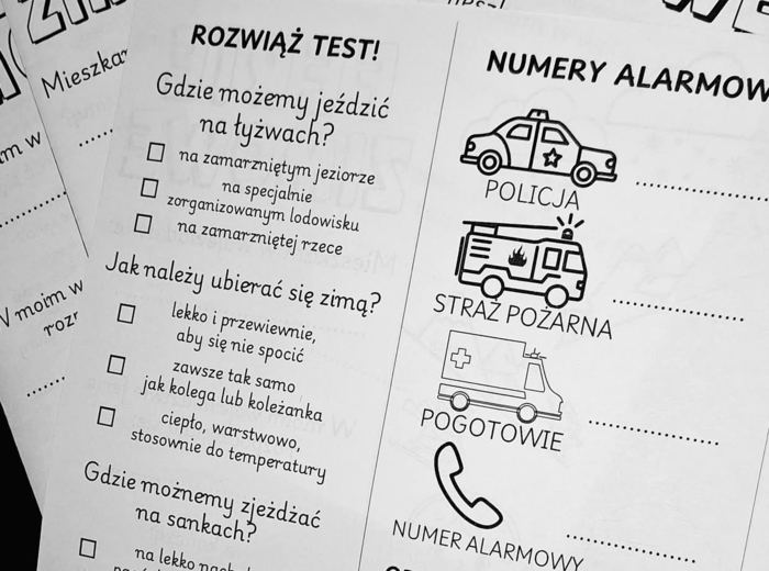 Broszura Bezpieczne Ferie