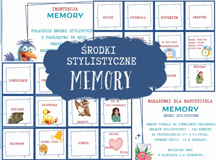 Środki stylistyczne- MEMORY