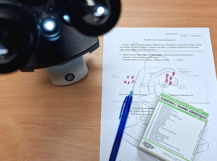 Obserwacje mikroskopowe preparatów stałych - tkanki zwierzęce