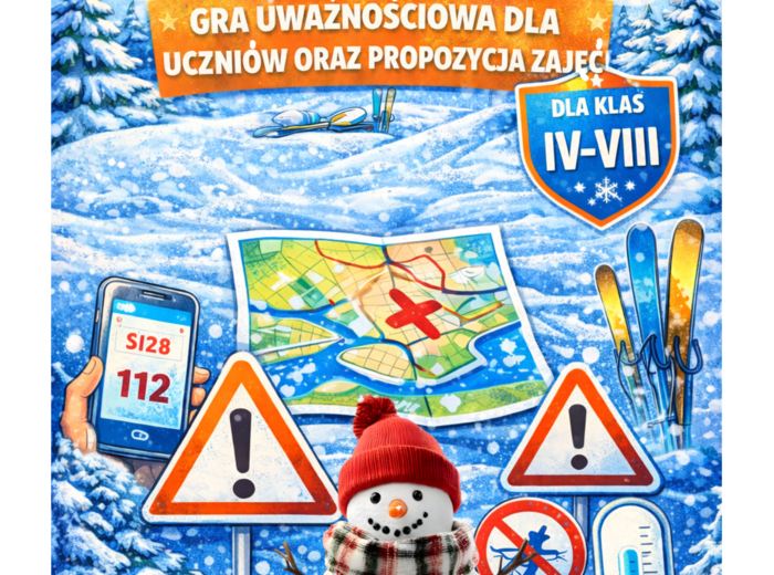 Bezpieczne ferie - gra i/lub scenariusz lekcji dla klas 4-8