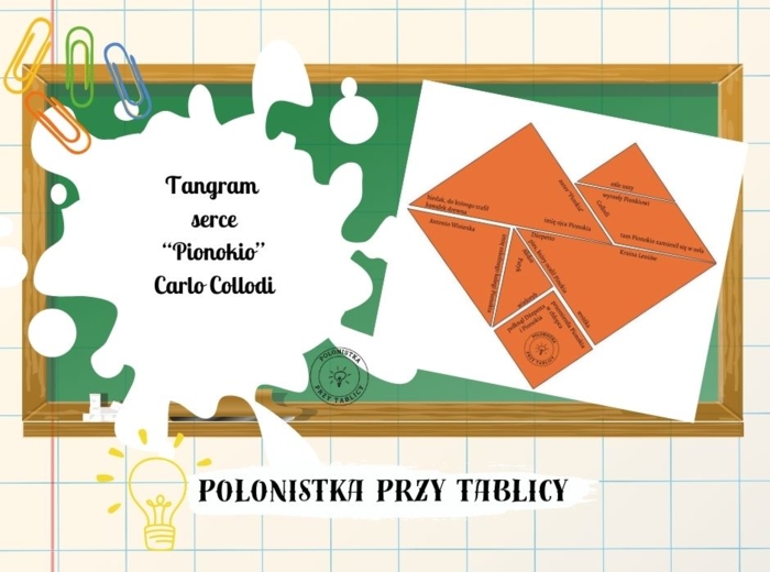 Tangram "Pinokio" serce Pinokio