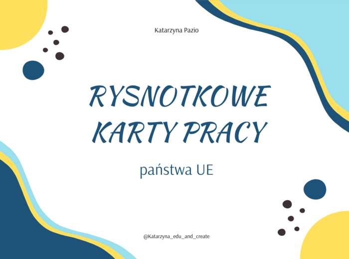 Rysnotkowe karty pracy - państwa UE