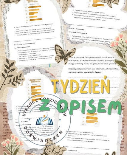 Tydzień z opisem — jak rozbudzić wyobraźnię i głębię w uczniowskich tekstach?