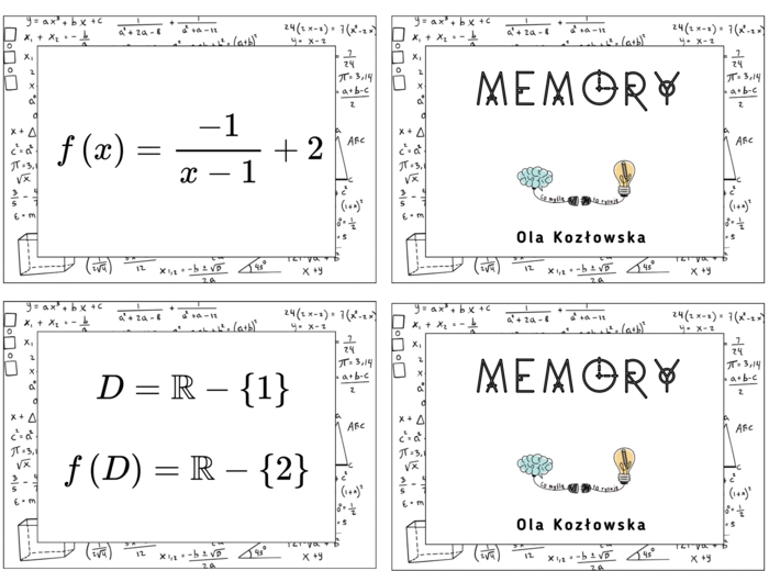 Memory funkcja wymierna