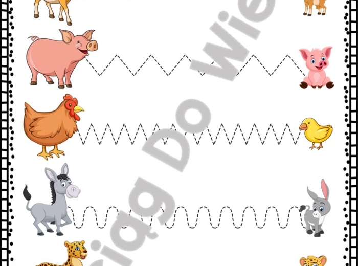 Dzień Matki - Grafomotoryka