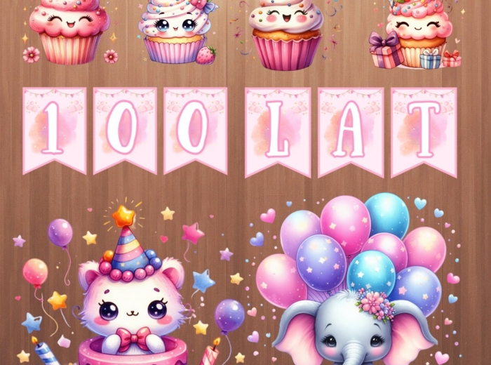 🎉 DEKORACJA URODZINOWA 🩷💜