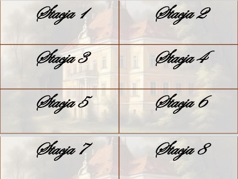 "Pan Tadeusz" stacje zadaniowe.