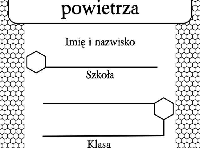 Karty pracy- Klasa 7. Chemia – Zestaw 6 kart pracy do działu 5 "Składniki powietrza"​