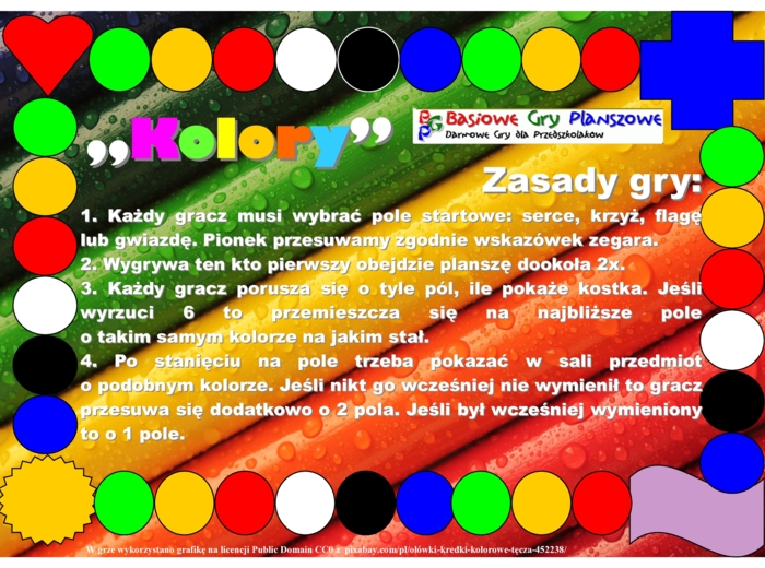 Kolory – Gra planszowa