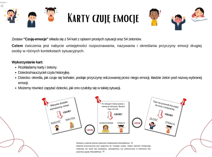 Karty Czuję Emocje