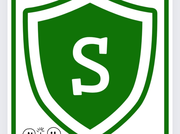 Samorząd Uczniowski - napis, girlanda, tablica, dekoracja