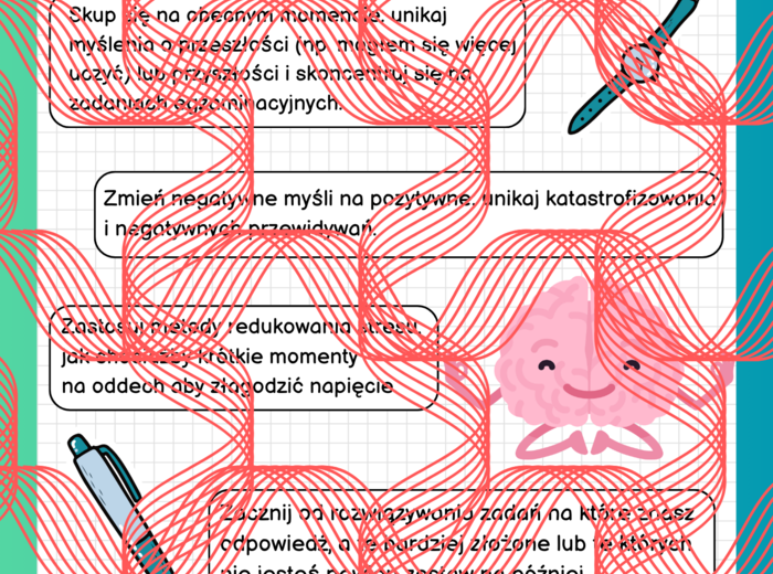Przygotowanie do Egzaminu Ósmoklasisty - strategie, porady i techniki. Gazetka.