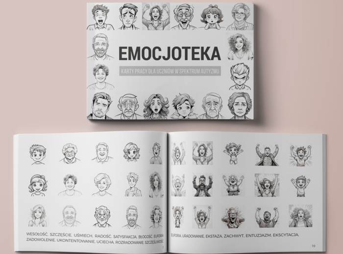 Emocjoteka - przewodnik po emocjach - spektrum autyzmu