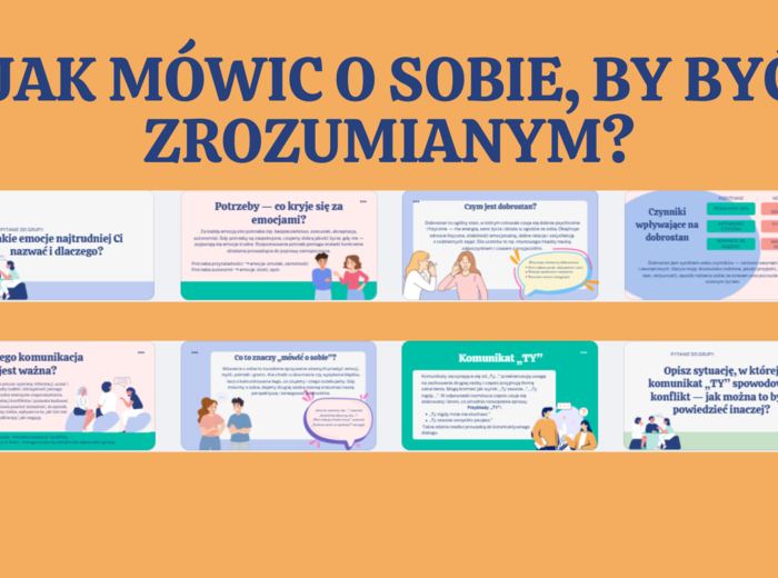 Edukacja Zdrowotna, Godzina wychowawcza- JAK MÓWIC O SOBIE, BY BYĆ ZROZUMIANYM?– kl 7- 17 SLAJDÓW PDF