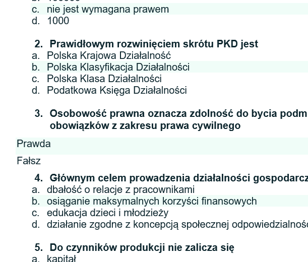 Test wiadomości - spółki