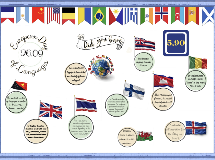 European Day of Languages - gazetka wersja angielska