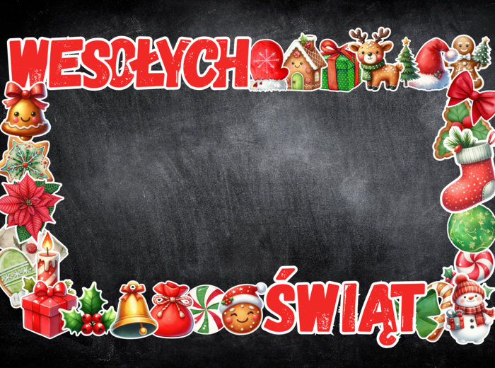 FOTORAMKA "WESOŁYCH ŚWIĄT"