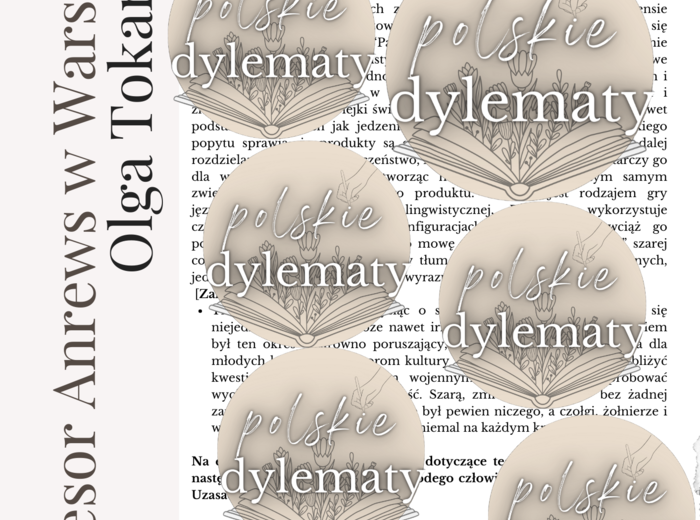 Olga Tokarczuk "Profesor Andrews w Warszawie" z tomu opowiadań „Gra na wielu bębenkach” - opracowanie maturalne + pytanie jawne (matura ustna)