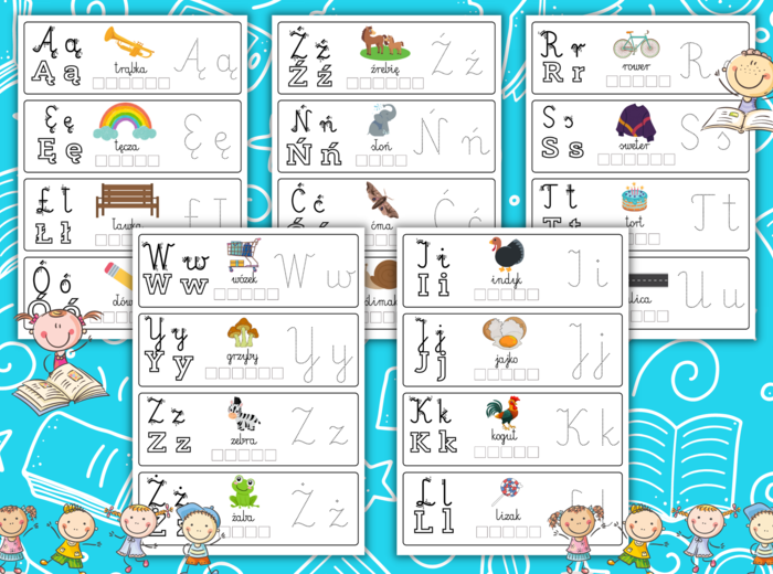Alfabet wklejki