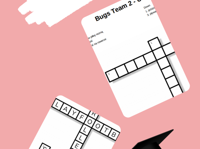 Bugs Team 2 – Unit 1 – krzyżówki – Clothes/Seasons of the year_Types of weather