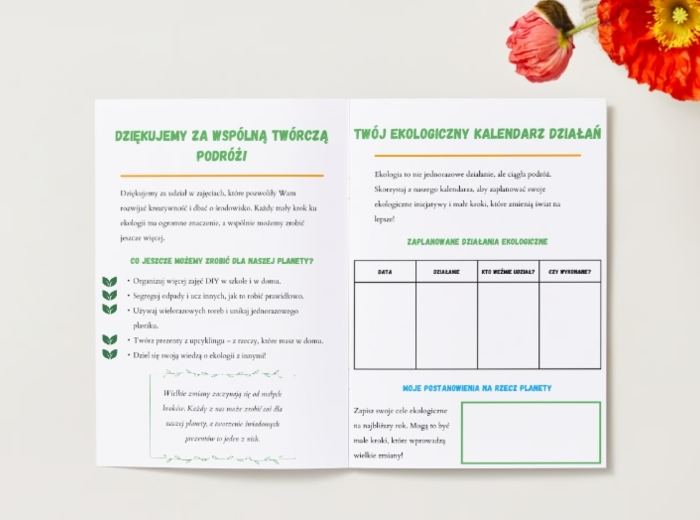 Przewodnik dydaktyczny. Plan lekcji. Ekologiczne prezenty. Pomysły na rękodzieło. Nauka planowania budżetu. Świadomość ekologiczna.