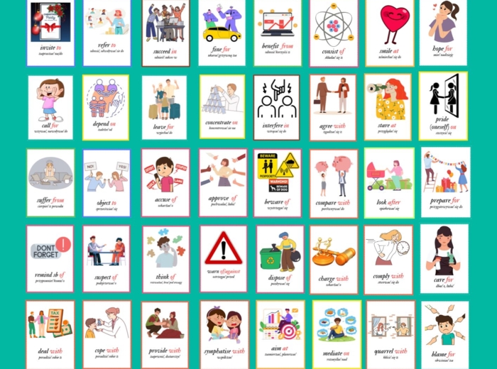 Angielski czasownik + przyimek