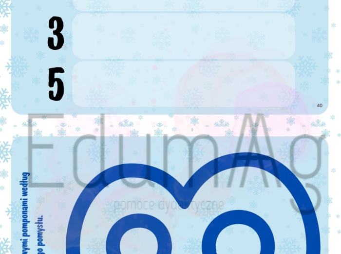 Zimowe ćwiczenia z pomponami