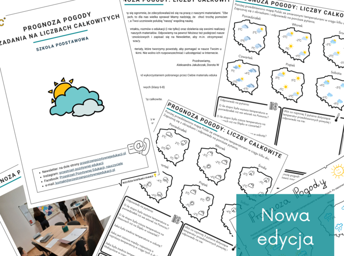 Liczby całkowite - prognoza pogody NOWA EDYCJA