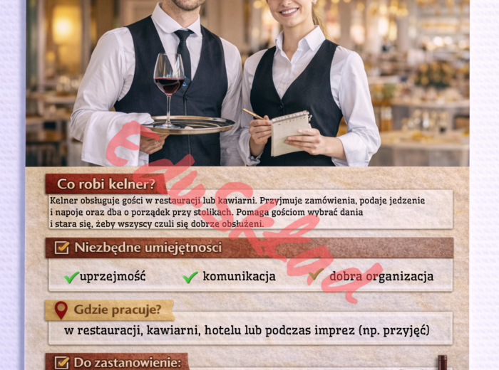 👩‍🏫👨‍🏫 KARTY ZAWODÓW – „Zawód tygodnia” cz. 1