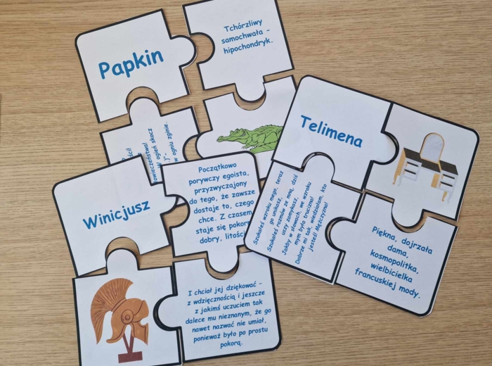 Puzzle powtórzeniowe E8 (lektury 7,8)