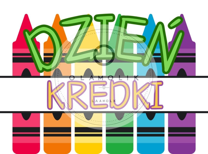 Napis Dzień Kredki