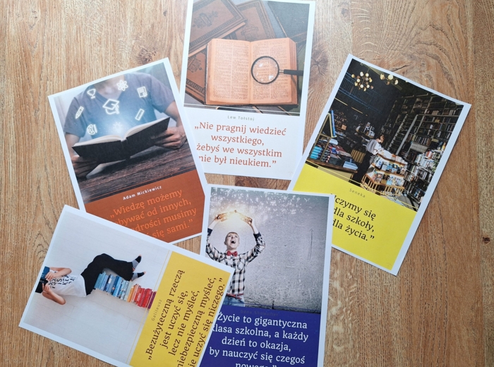 Cytaty - gazetka polonistyczna, początek roku szkolnego