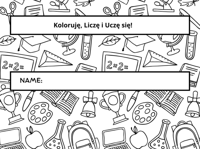 Mały Matematyk – Koloruję, Liczę i Uczę się!