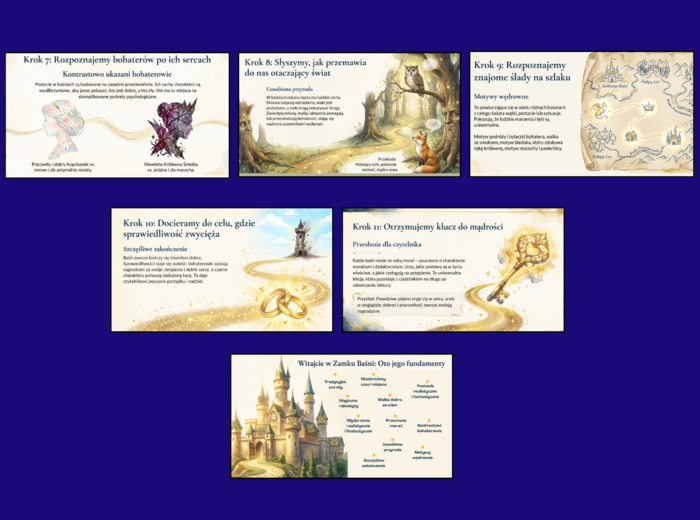 🧚‍♀️🏰BAŚŃ – prezentacja multimedialna – cechy gatunku literackiego + wklejka