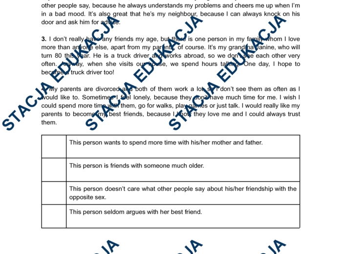 Super Powers 8 – Unit 1: Powtórka do sprawdzianu + klucz odpowiedzi