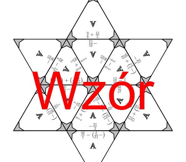 Trimino - Dodawanie i odejmowanie dodatnich i ujemnych ułamków | matematyka