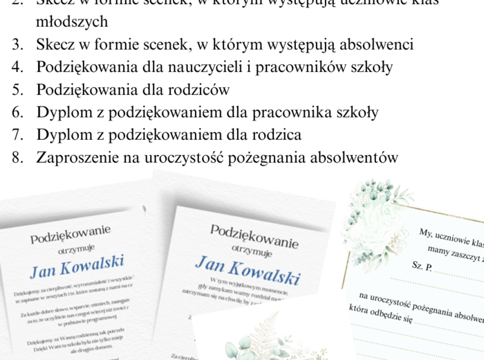"Od bobasa do... absolwenta!"- scenariusz pożegnania uczniów szkoły podstawowej / ponadpodstawowej