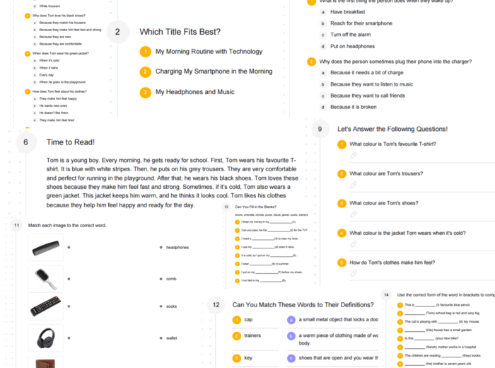 Brainy 4 – Unit 3 – karta pracy