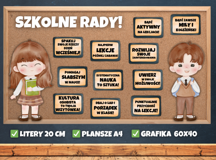 Gazetka szkolna - SZKOLNE DOBRE RADY!