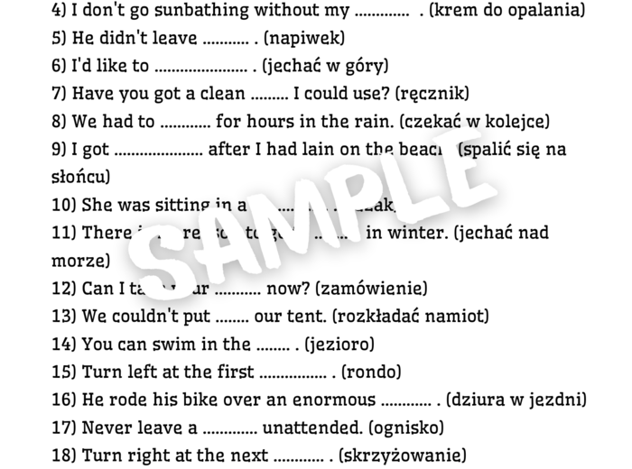 HOLIDAY must-have z Buzzy English